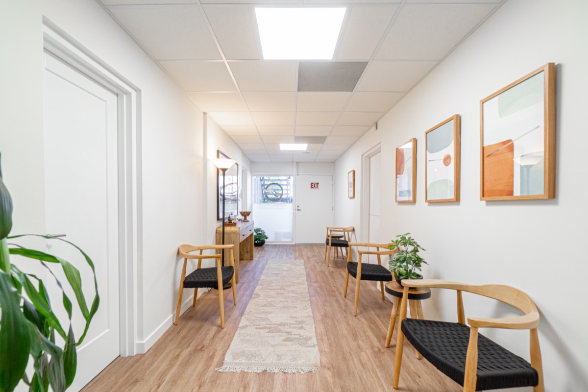 Waiting room at Coastwise Health therapy center in San Pedro