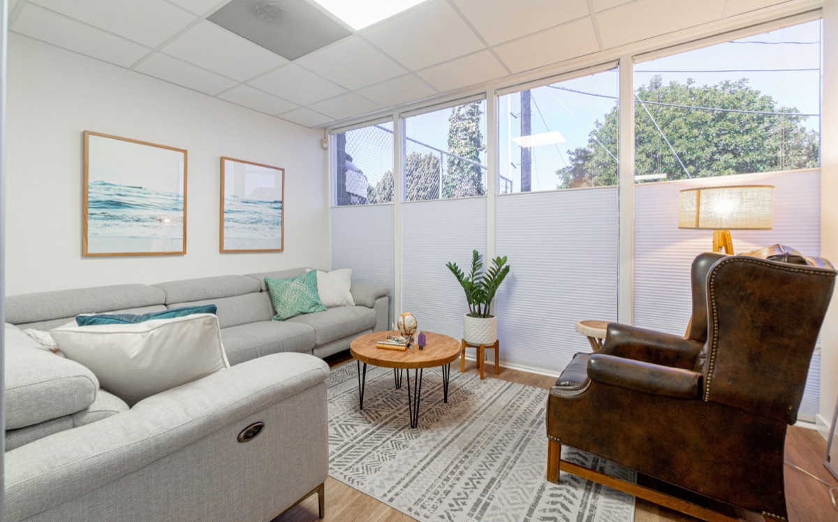 Steve Taus's therapy office at Coastwise Health in San Pedro, CA